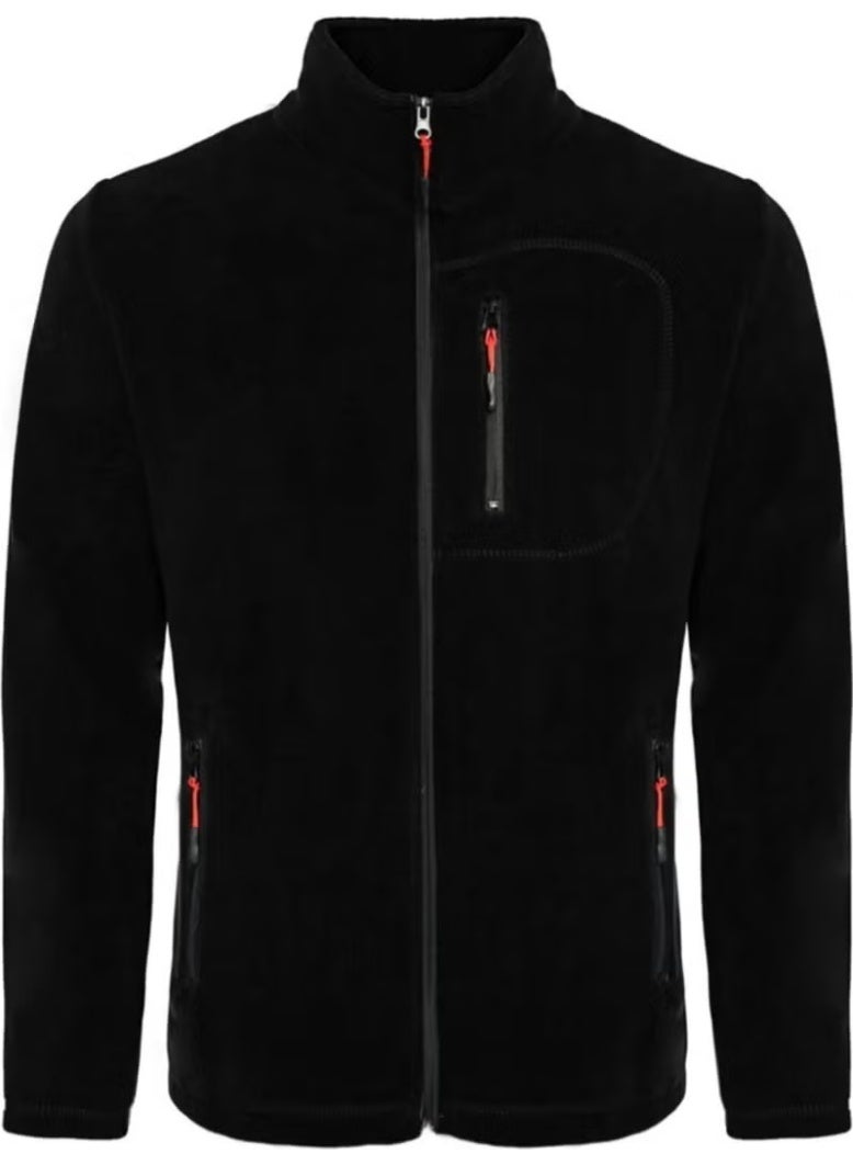 Four Man Men's 3 Pocket Fleece Jacket - Image 2